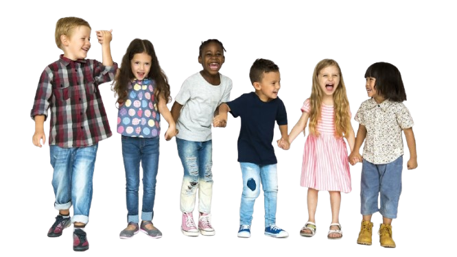 Kids holding eachothers hands